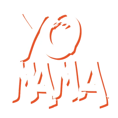 Yo Mama Jokes Logo in White